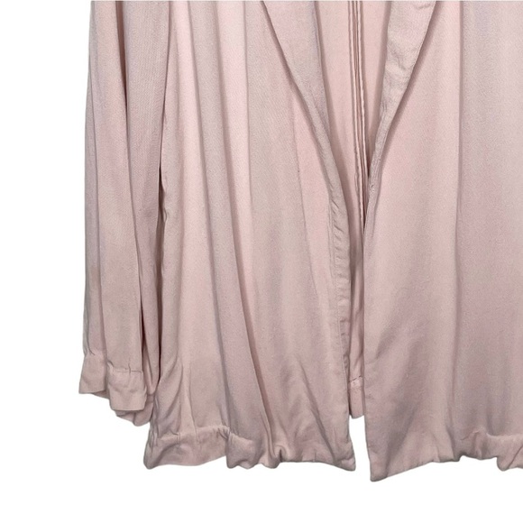 Ro & De Longline Flowy Blush Pink Blazer Large - Picture 6 of 11